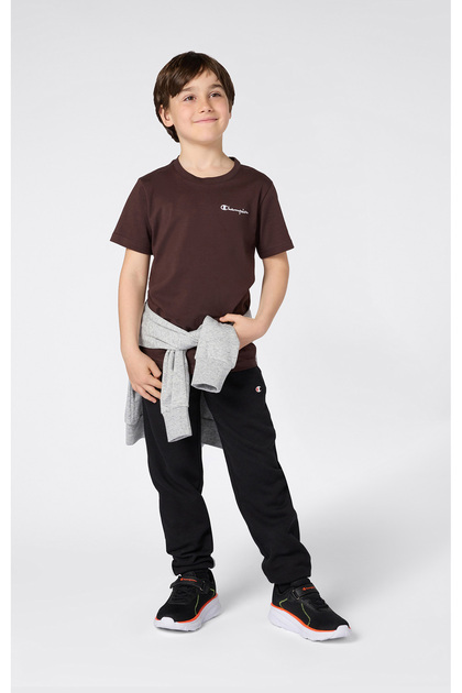 Rib Cuff Pants Çocuk Siyah Eşofman Altı - 307330-KK001