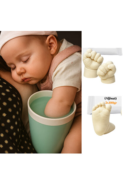 Handartmill İsimli Bebek El Ayak Heykel Yapım Kiti–Çerçeveli 3D