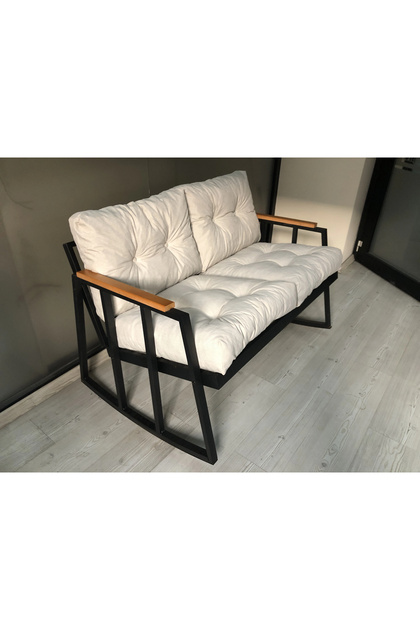 2'li Sallanan Sandalye Tv Koltuğu Kafe-balkon-mutfak-berjer-ofis Sallanır Çiftli Koltuk Miami