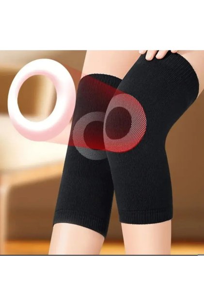 Ningbofushen Comfortable Winter Thermal Knee Pads,Thick Plush Lined&Soft,Windproof,Heat Retaining(8956)