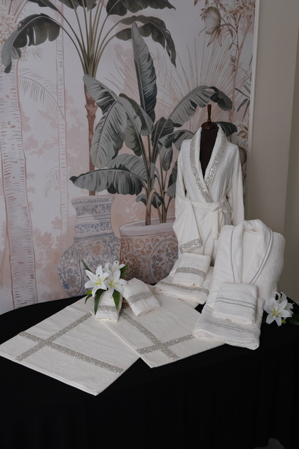Crystal Stripe Bathroom Set