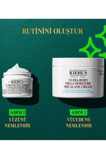 Kiehl's Ultra Hydrated Face & Body Nemlendirici ve Vücut Kremi Set