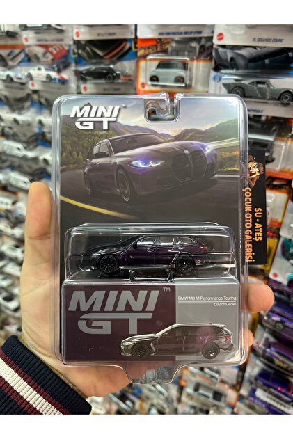 mini gt BMW M3 M Touring Daytona Violet 1:64 Model Araba (MGT0896