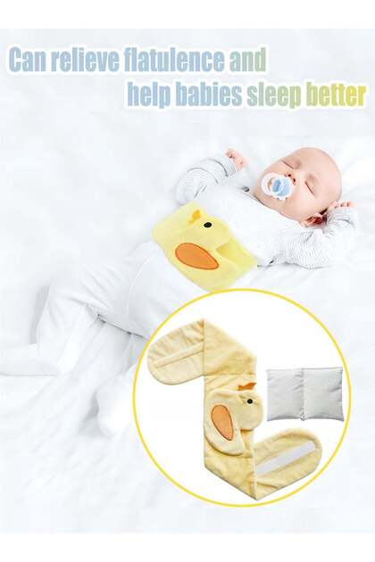Leon Home Baby Cherry Core Filled Baby Colic Belt to Relieve Gases