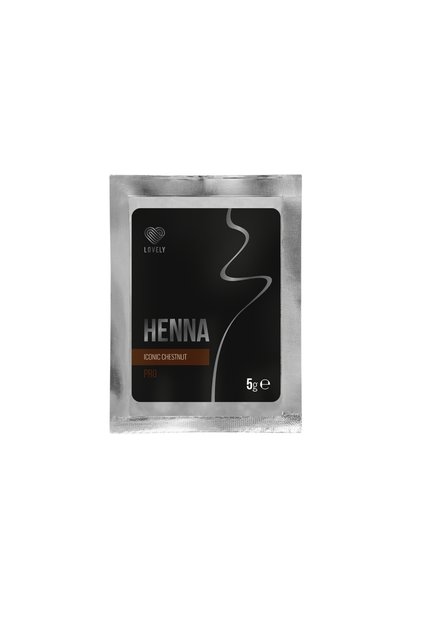 Vopsea Sprancene Henna Pro "Iconic Cestnut" plic 5g - Maro Mediu