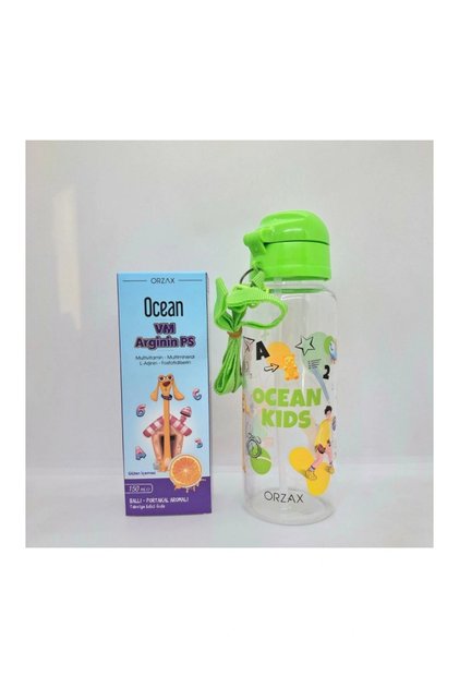 VM Arginin Ps Ballı Portakal Aromalı Şurup 150 ml + Matara Kofre
