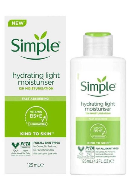 Hydrating Light Moisturiser Kind to Skin 125ml