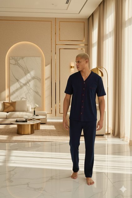 New Season 2026 Luxury Design Men's Pajama Set