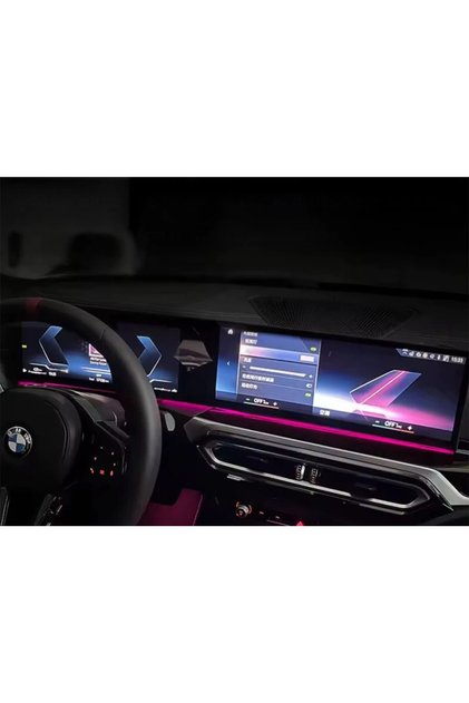 Bmw 2 Series M2 G42 under Screen Rgb Led Ambiance Trim - Dashboard Lower Strip