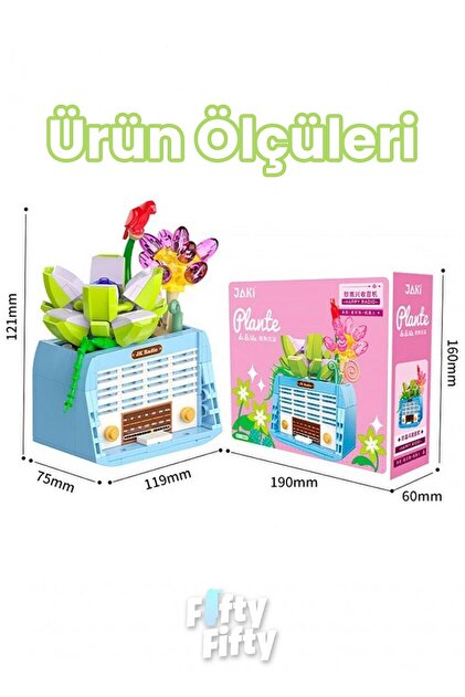 Vagonlife JAKİ Plante Serisi Mutlu Radyo 174 Parça Oyucak Yapım