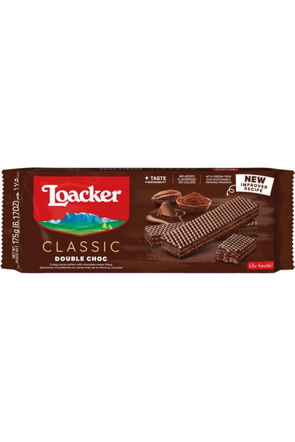 Napolitane cu ciocolată dublă 175g