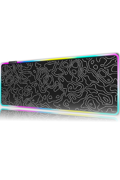 Rgb 12 Değişen Ledli Gaming Oyuncu Büyük Boy Su Geçirmez Xl Mousepad, Gaming Mouse Pad 90x40 Cm