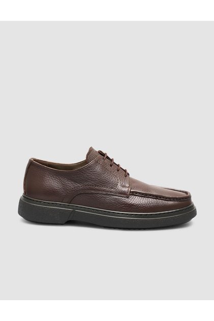 Genuine Leather Brown Men's Winter Casual Shoes
