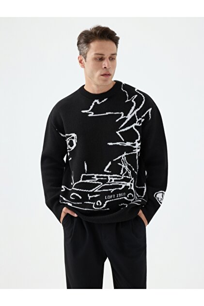 Loose Fit Erkek Kazak