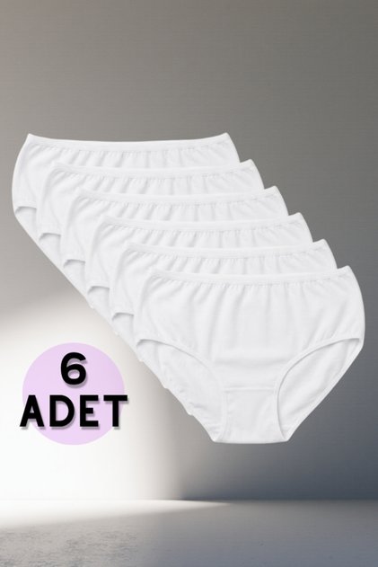 6-Pack of Stretch Fabric Plain Bato Panties