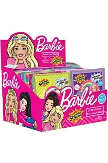 Barbie Barbie Patlayan Şekerli Fındık Kreması 12GrX16 Adet
