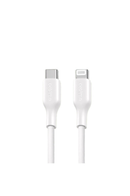 كابل شحن USB-C إلى iPhone من Robust Line، 1 متر، 30 وات - أبيض