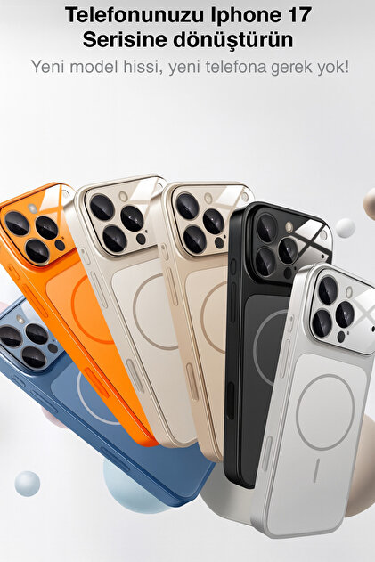 CAMCI Sadece İPhone 12 Pro Max Uyumlu 17 Serisi Görünümlü Lens