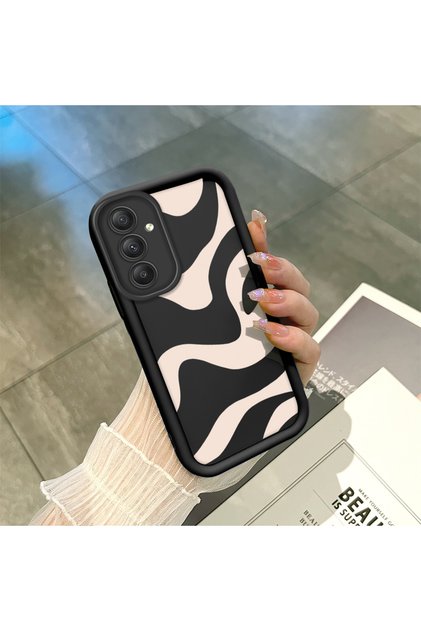 Samsung Galaxy A34 5g Compatible Lines Anti-Drop Simplicity Soft Silicone Phone Case