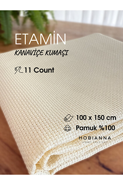 Етамин Плат за кръстат бод Аида 11 каунт - 100x150см