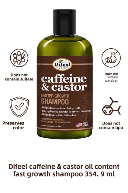 Caffeine & Castor Faster Growth Åžampuan 354.9ML