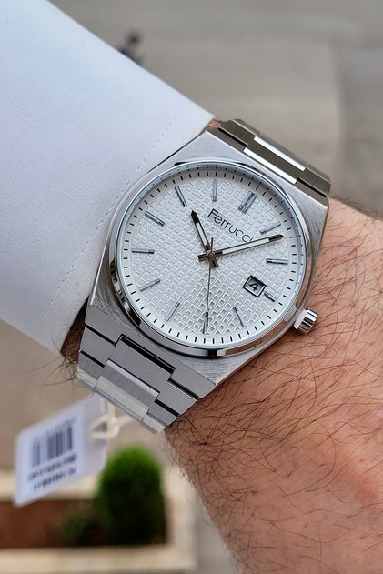 Silver Renk 24 Ay Garantili 40 mm Göstergeleri Aktif Erkek Kol Saati