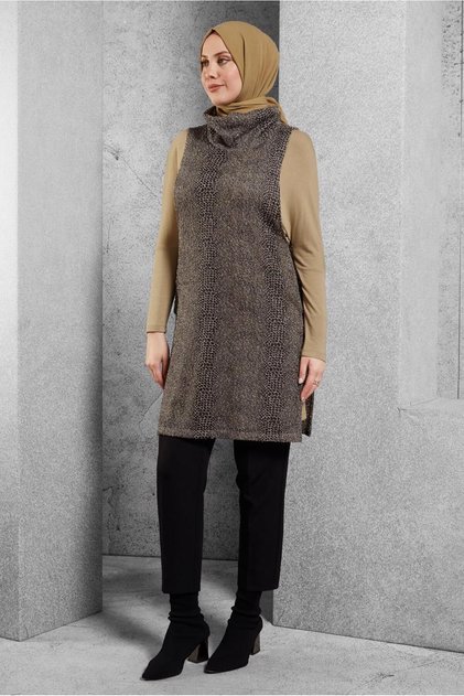 Patterned Vest Tunic 4769