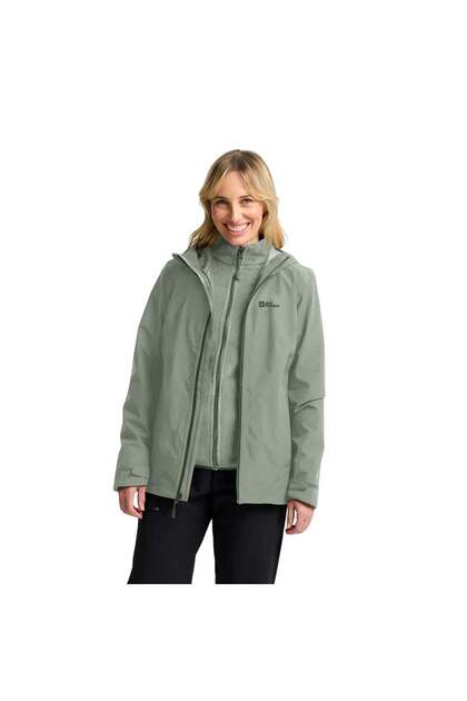 Jack Wolfskin Moonrise 3in1 Kadın Outdoor Ceketi KADIN OUTDOOR