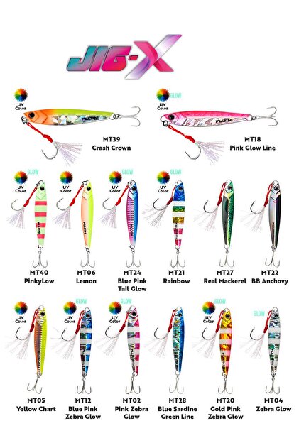 Fujin Jig-X 30Gr MT02 pink zebra glow - Fiyatı, Yorumları