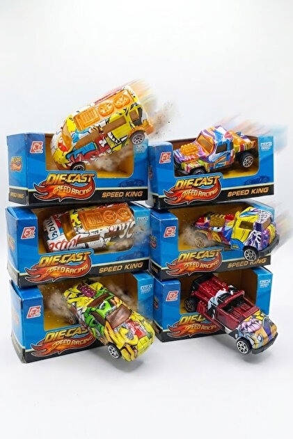 viyolmarketim 1 Adet Metal Diecast Araba Seti – Karışık Model