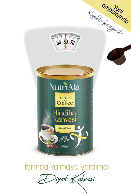 NutriAla Hindiba Diyet Kahvesi Detox (inülin) Orafti® 150 gr Kasik