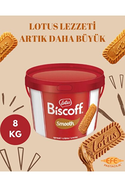 Transmed Lotus Biscoff Spread Sürülebilir Bisküvi Ezmesi 8 kg