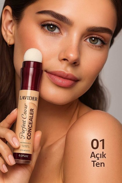 Yoğun Göz Altı Kapatıcı Concealer Light Tone Açık Ten 01