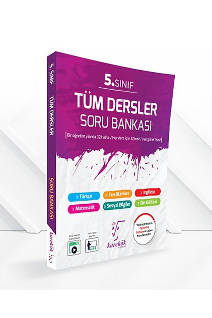 Yeni Müf. Karekök Güncel 5. Sınıf Tüm Dersler Soru Bankası