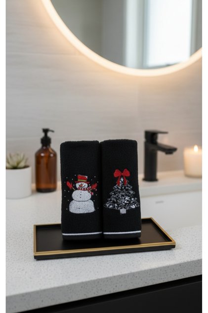 New Year's Gift Towel Set of 2