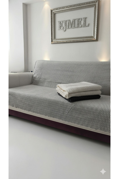 Premium Sofa Cover 170X215 Thick Velvet Texture Pet-Friendly | Sofa Cover | Non-Slip Sole 1 Piece