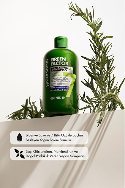 Green Label Green Factor 7 Bitkili Vegan Parabensiz Glutensiz