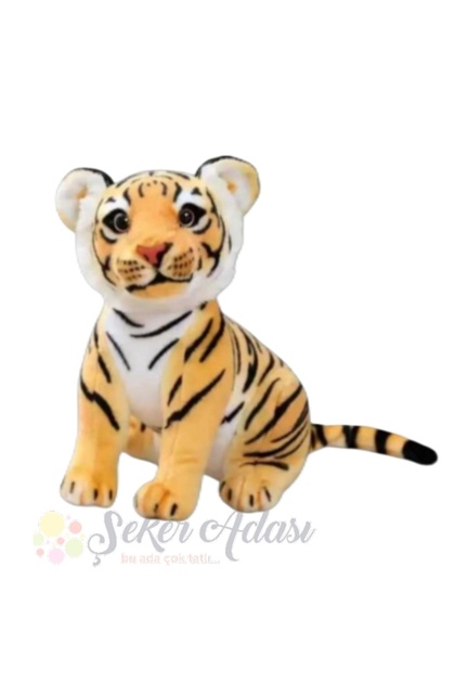 Peluş Yavru Kaplan Oyuncak Uyku ve Oyun Arkadaşı Aslan Leopar