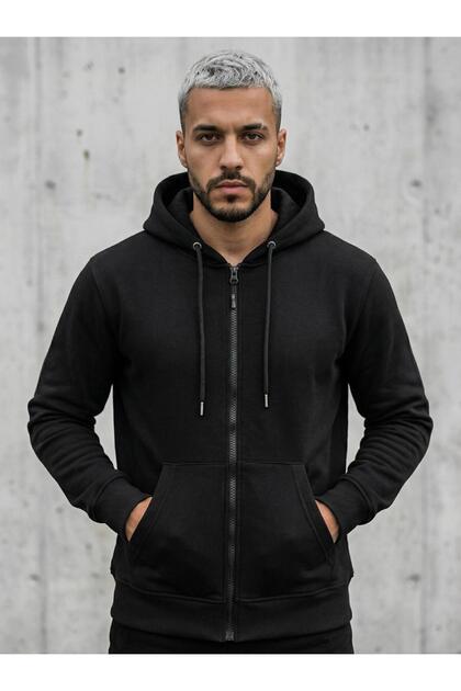 CLAW UP WORK SHİFT ZİP HOODİE BLACKOUT Unisex Tam Fermuarlı