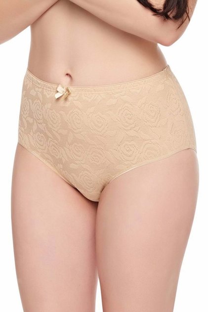0299 Floral Textured Panties Skin XXL