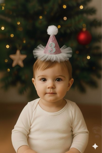 Baby Girl Birthday Party Hat