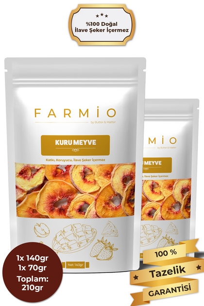 Sugar-Free Dried Peaches – 210Gr – Natural and Without Additives