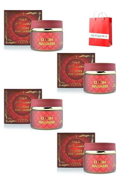 4 Pieces Set Oudh Nasaem Incense 60 GM