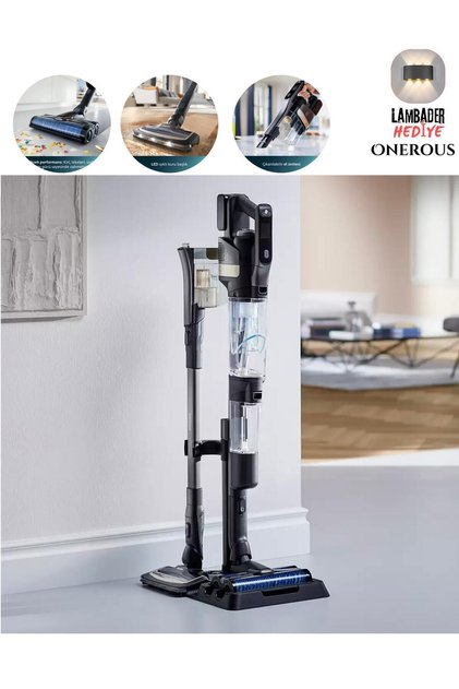 Aqua Trio Yeni 3'ü 1 Arada (ISLAK, KURU VE MOPLU) Premium Sarjlı Ve Kablosuz Dik Süpürge