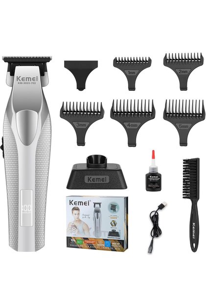 3023-702 Hair & Beard Trimmer for Men, 9000 RPM, LED Display, Ceramic/DLC Blades