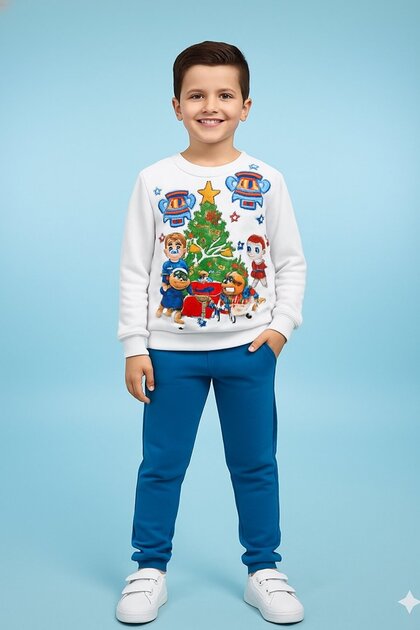 The Sweetest Team of the New Year! 3-Piece Winter Children's Set I New Year's Children's Suit I 3-7 Years Old Thick Suit