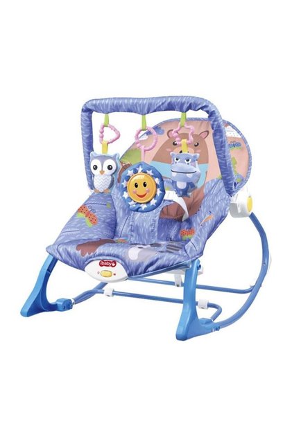 Multifunctional Baby Rocker Bassinet - Foldable Portable Rocker with Music & Vibration