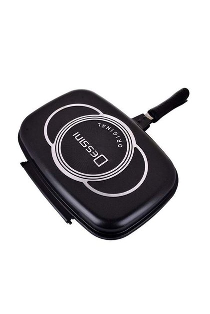 Non-Stick Double Grill Pan Black 36cm