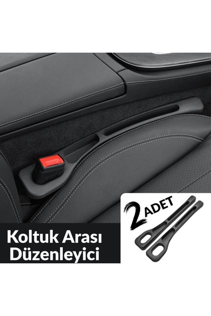New Generation Flexible Phone Wallet Key Coin Drop Blocker Car Seat Organizer Black