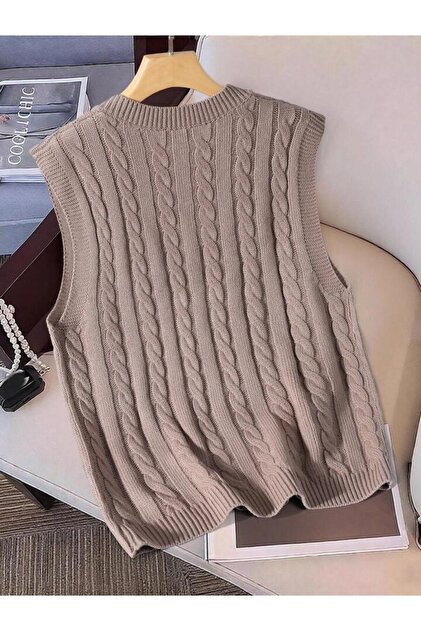 TRİKO SAÇ ÖRGÜLÜ ERKEK SÜVETER YENİ SEZON
